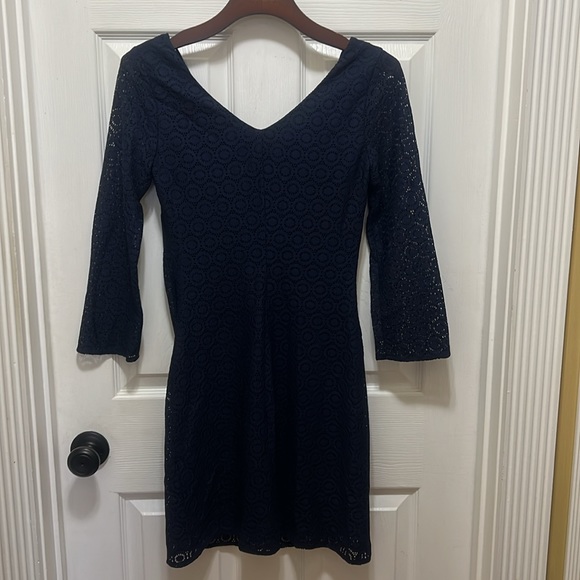 NWT LILLY PULITZER ALDEN TUNIC DRESS TRUE NAVY - Picture 6 of 8